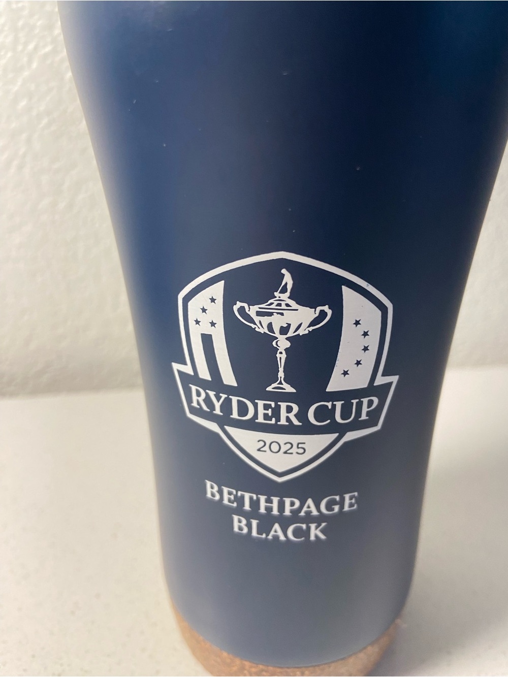 2025 Ryder Cup at Bethpage Black Navy Travel Tumbler - Picture 2 of 7